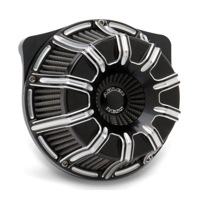 Arlen Ness Inverted Air Cleaner Kit ''10-Gauge''. Black CC – 2016–2017 Softail; 2011–2017 CVO…