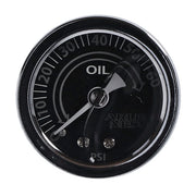 Arlen Ness 1-1/2" Oil Pressure Gauge. Gray