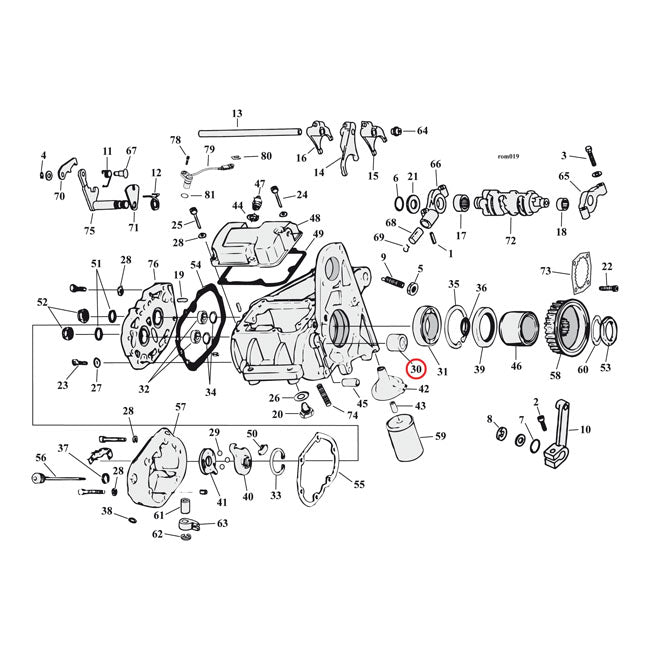 Jims Transmission Closed End – 1980–2006 5-Speed Big Twin; 1991–2005 XL…