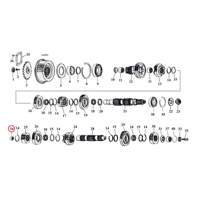 Jims Transmission Closed End – 1980–2006 5-Speed Big Twin; 1991–2005 XL…