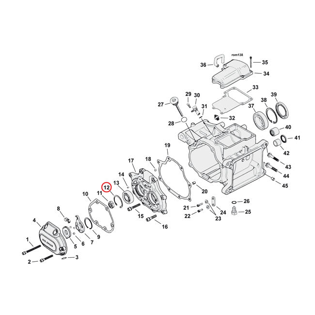 Jims Retaining Ring, Main/Countershaft Bearing – Mainshaft & Countershaft Bearing:…