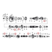 Jims Transmission Retaining Rings – 1980–2006 5-Speed Big Twin (6)…