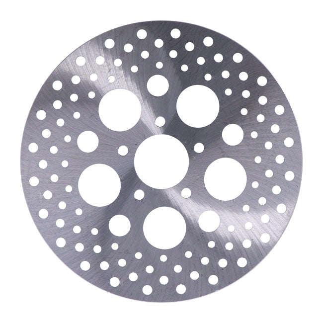 MCS Brake Rotor Rear. Stainless Drilled 11.5" – Rear: 2000–2026 Softail; 2000–2017 Dyna…