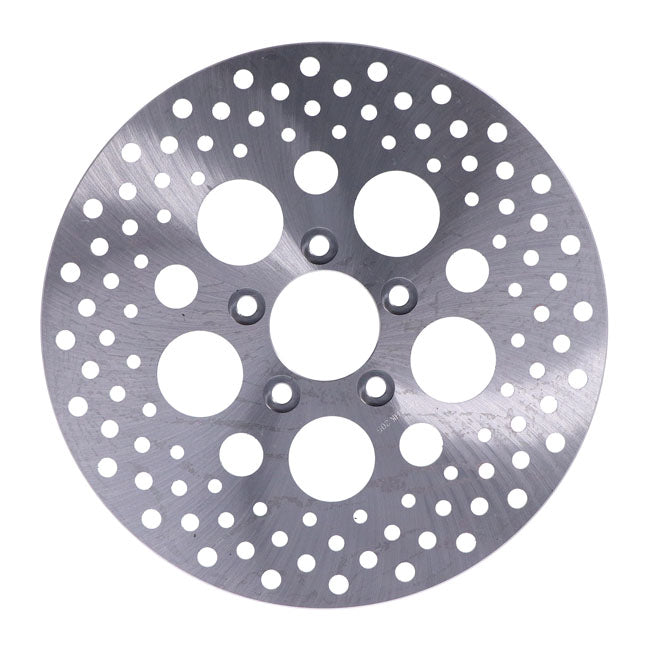 MCS Brake Rotor Rear. Stainless Drilled 11.5" – Rear: 2000–2026 Softail; 2000–2017 Dyna…