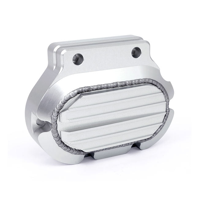 Jims Handcrafted Billet Transmission End Cover. Chrome – 1987–2006 Big Twin