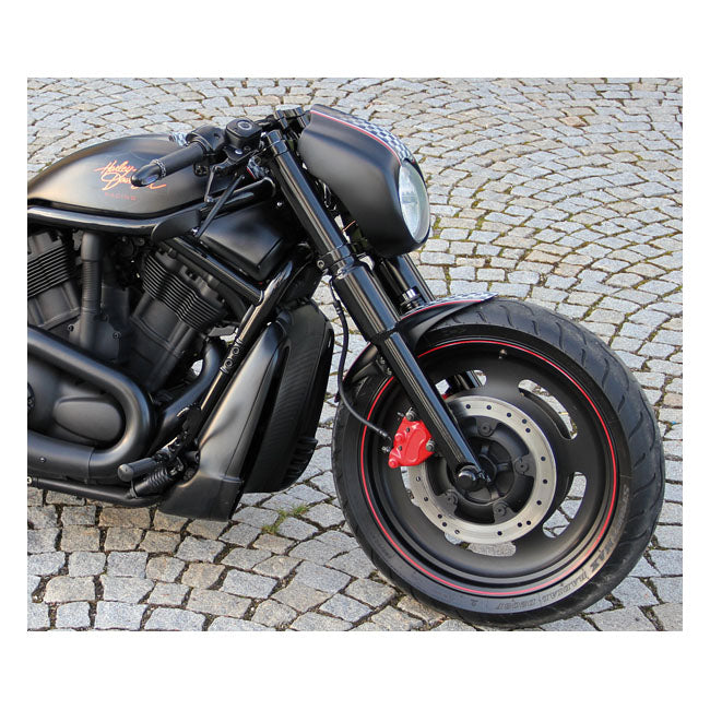 Cult-Werk 6-Piece Fork Tube Cover Kit. Gloss Black – 2002–2006 V-Rod