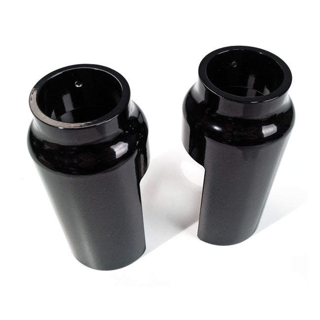Cult-Werk 2-Piece Lower Fork Tube Cover Kit, Gloss Black – 2002–2006 V-Rod