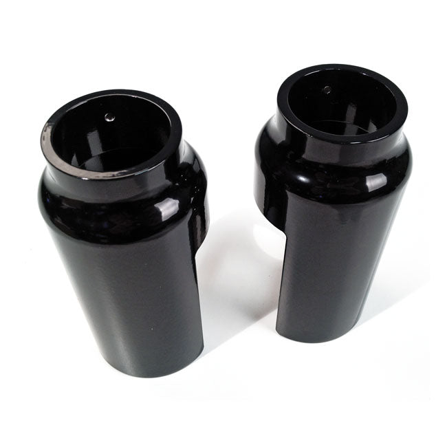 Cult-Werk 2-Piece Lower Fork Tube Cover Kit, Gloss Black – 2007–2011 V-Rod; NIGHT ROD; NIGHT ROD…