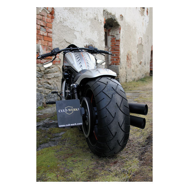 Cult-Werk Side Mount License Plate Bracket. Germany – 2002–2017 V-Rod