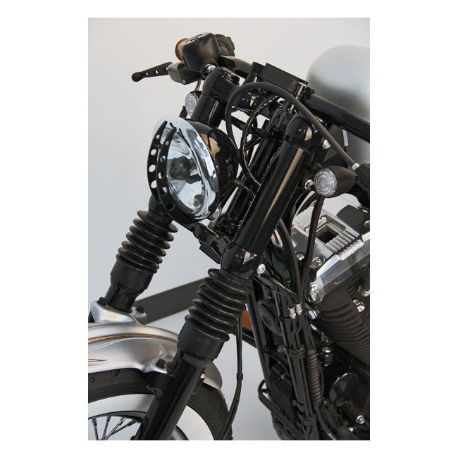 Cult-Werk 2-Piece Upper Fork Cover Kit. Gloss Black – 2004–2022 Sportster
