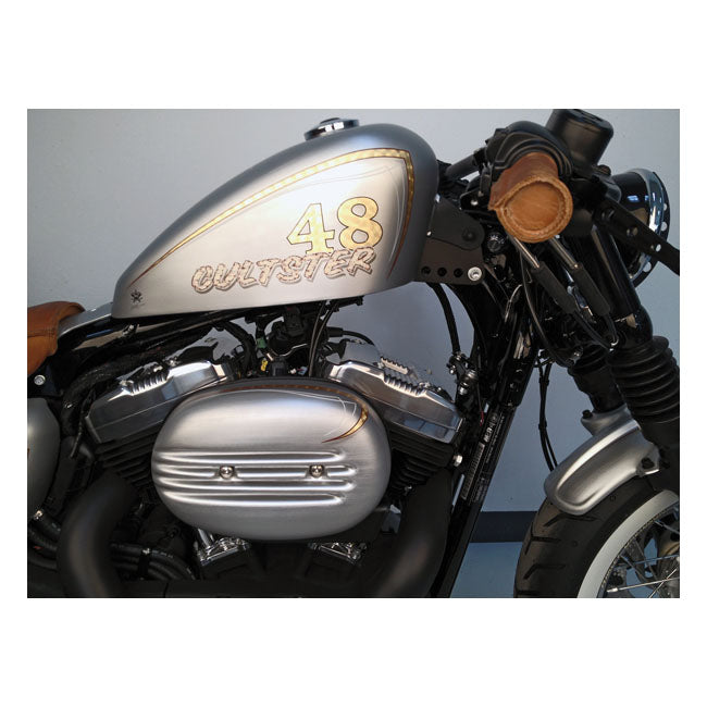 Cult-Werk Air Cleaner Cover. Finned – 2004–2020 XL Sportster with Stock Oval…