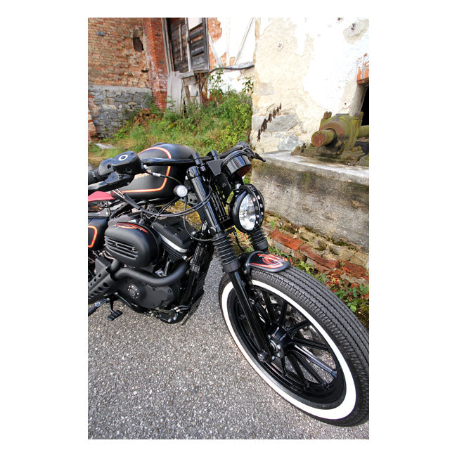 Cult-Werk ''Bobber'' Front Fender. Matte Black – 2011–2022 XL Sportster