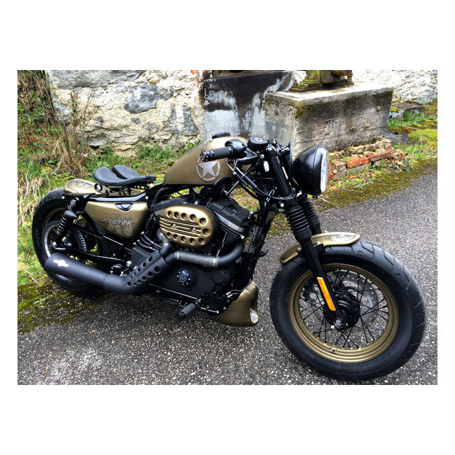 Cult-Werk ''Old School'' Front Fender. Gloss Black – 2010–2015 XL1200X