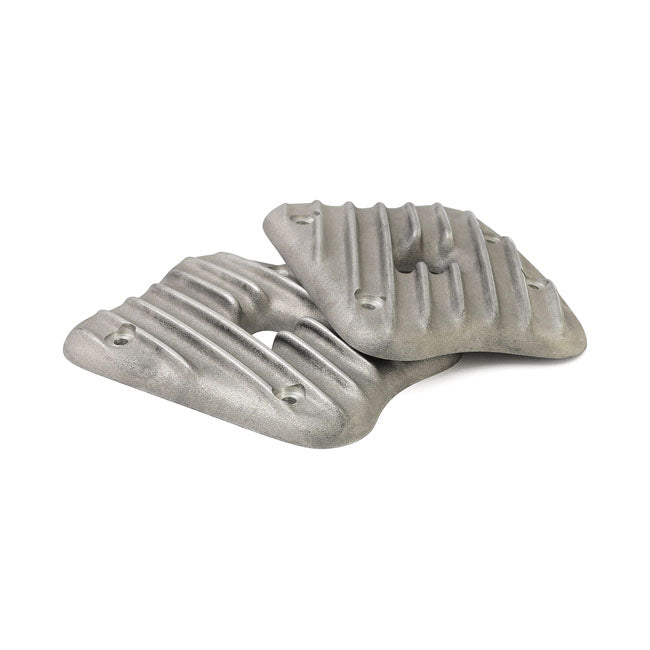 EMD Sportster Ribster Rocker Cover Set. Semi-Polished – 1986–2003 XL Sportster