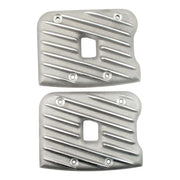 EMD Ribster Rocker Cover Set. Semi-polished – 1984–1999 Evo Big Twin