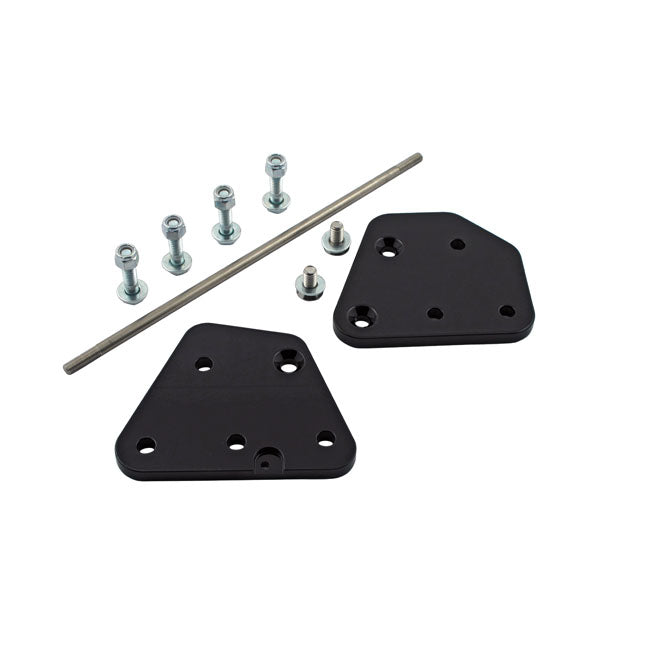 Cycle Visions 2" Forward Control Extension Kit. Black – 2000–2017 Softail