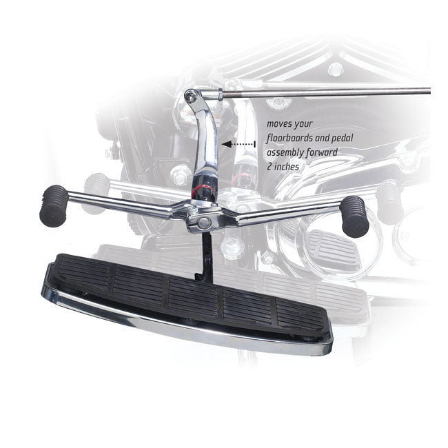 Cycle Visions Go-Forward Floorboard Extension Kit – 2000–2017 FLSTC/F; 2000–2011 FLSTS