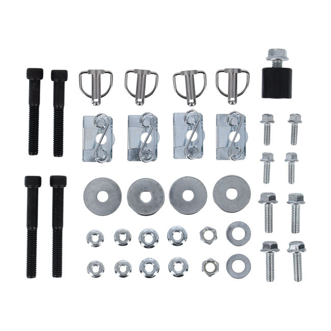 Cycle Visions Bagger Tail Bag Mount Kit Black – 2008–2017 FLSTC/N with Up to 150mm Tire