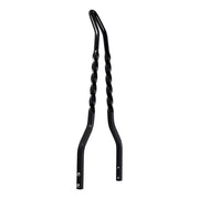 Cycle Visions Twisted Stick Sissy Bar 18", Black