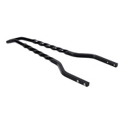 Cycle Visions Twisted Stick Sissy Bar 18", Black