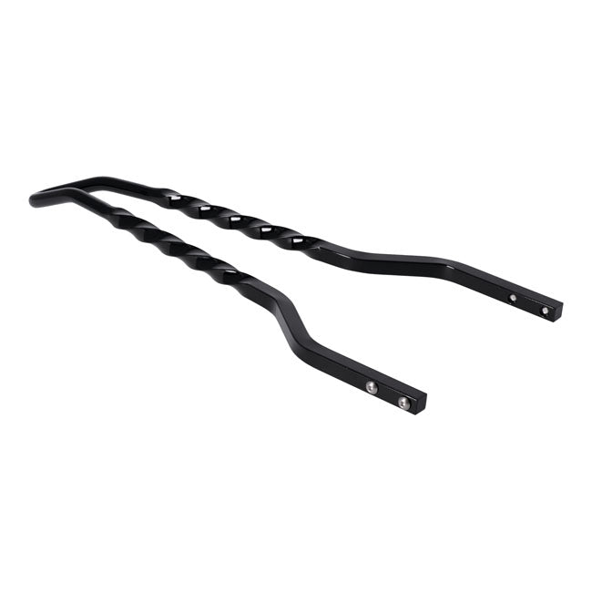 Cycle Visions Twisted Stick Sissy Bar 18", Black
