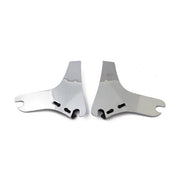 Cycle Visions Detachable Sissy Bar Side Plates. Chrome – 1997–2008 FLT/Touring