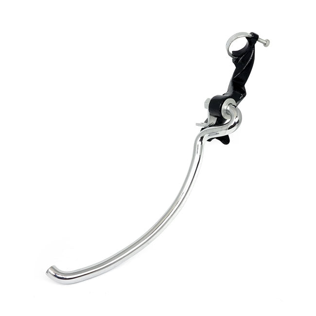 Samwel WL Sidevalve Jiffy Stand Complete. Black/Chrome – 1932–1952 45" Flatheads