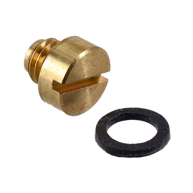 V-TWIN Mfg Drain Plug, Linkert Float Bowl – 1939–1965 All H-D
