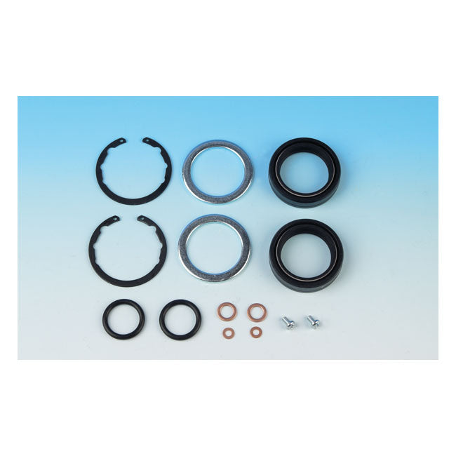 James Gaskets Fork Seal Rebuild Kit. 35mm Fork Tubes – 1984–1987 FX; FXR; XL Sportster