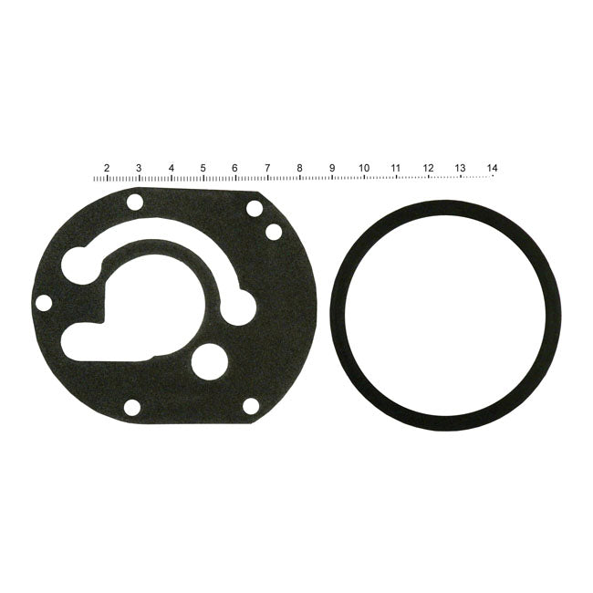 Jagg Offset Oil Filter Adapter Gasket Kit – H-D with 970733 Jagg Offset Oil Filter…