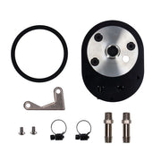 Jagg Offset Oil Filter Adapter with VRP. Black – 1995–1999 Fuel Injected Evo Big Twin…