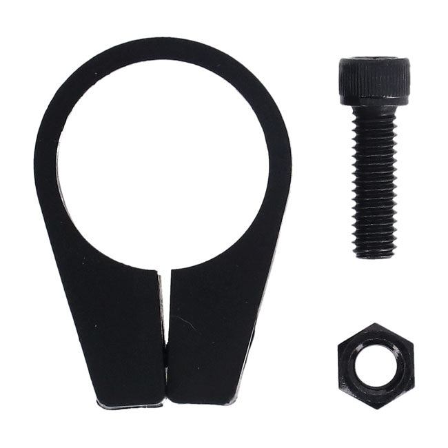Jagg Universal Oil Cooler Clamp. 1-1/4", Black