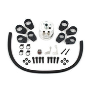 Jagg Oil Cooler Kit. Vertical Mount, 6 Row, Slimline – 1955–1983 Big Twin; 1982–1994 FXR…