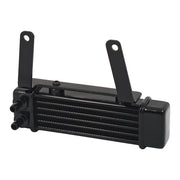 Jagg Oil Cooler Kit. Low Mount - Horizontal - 6 Row – 2000–2017 Softail