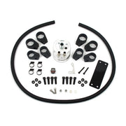 Jagg Oil Cooler Kit. Low Mount - Horizontal - 6 Row – 2000–2017 Softail