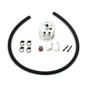 Jagg Oil Cooler Kit. Low Mount - Horizontal - 10 Row – 1991–2017 Dyna