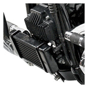 Jagg Oil Cooler Kit. Low Mount - Horizontal - 10 Row – 1991–2017 Dyna