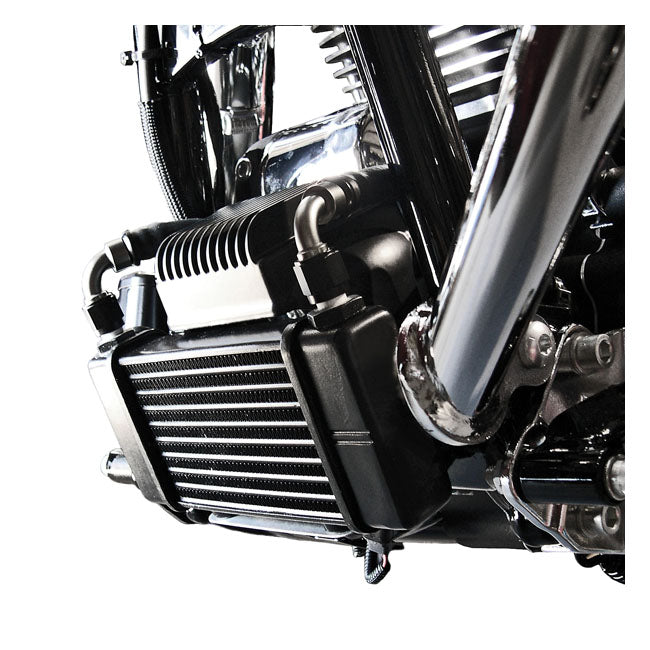 Jagg Oil Cooler Kit. Low Mount - Horizontal - 10 Row – 2009–2016 FLT/Touring