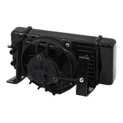 Jagg Oil Cooler Kit. Low Mount - Horizontal - 10 Row - Fan – 2009–2016 FLT/Touring