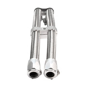 Jagg Braided 3/8" Oil Hose Upgrade Kit. Silver