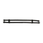 Jagg Braided 3/8" Oil Hose Upgrade Kit. Black