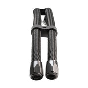 Jagg Braided 3/8" Oil Hose Upgrade Kit. Black