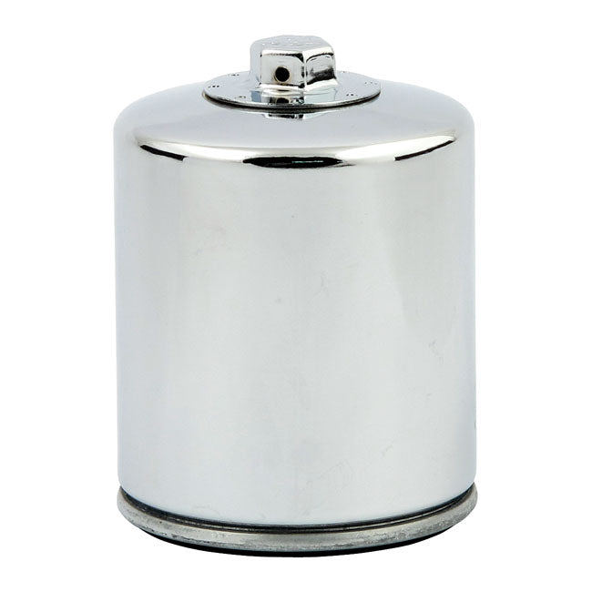 K&N Spin-on Oil Filter. With Top Nut. Chrome – 1984–1998 Softail; 1980–1998 FLT…