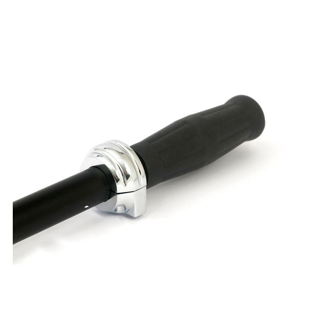 MCS Custom Throttle Clamp, Single Cable. Chrome