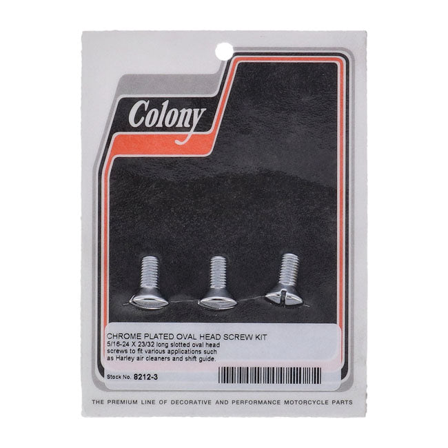 Colony Shifter Guide Bolt Screw Kit. Chrome – Shifter Guide: 1937–1946 45" Flathead…