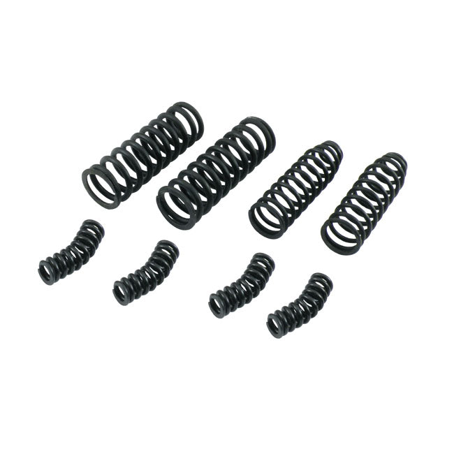 Samwel Replacement 8-Spring Set for Early Springer Forks. Black – 1937–1952 WL; WLA; 1946–1948 Big Twin