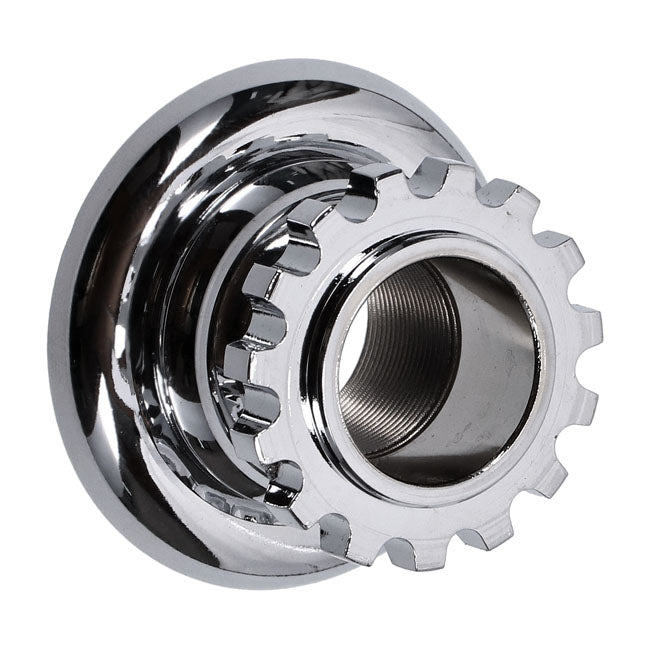 Samwel Stem Crown Nut, Springer Forks. Chrome – 1939–1948 Big Twin