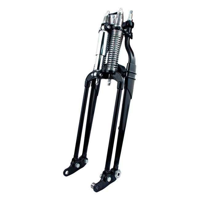 Samwel Reproduction FLST Softail Springer Fork. Black/Chrome – 1997–2009 FLSTS Springer