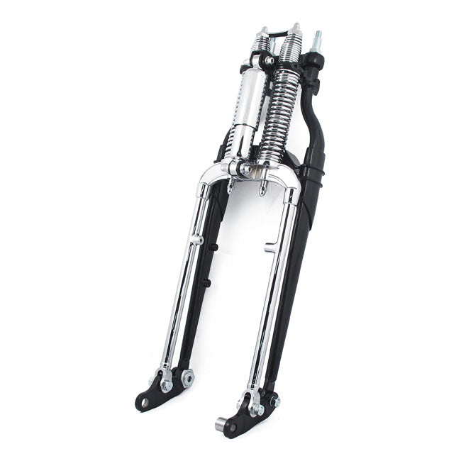 Samwel Reproduction FXST Softail Springer Fork. Chrome/Black – 1988–2006 FXSTS Springer