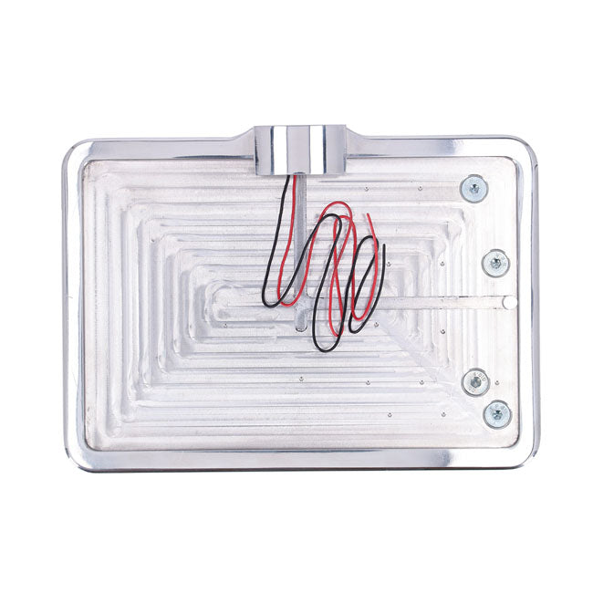 CPV ''Slide-in'' License Plate Bracket. Side Mount, Polished – 1984–2007 Softail